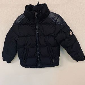 Moncler Black Kids Puffer Jacket